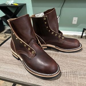 Nicks Boots Free Range Wicket & Craig, Double Stuffed Buck Brown 7.5E brand new